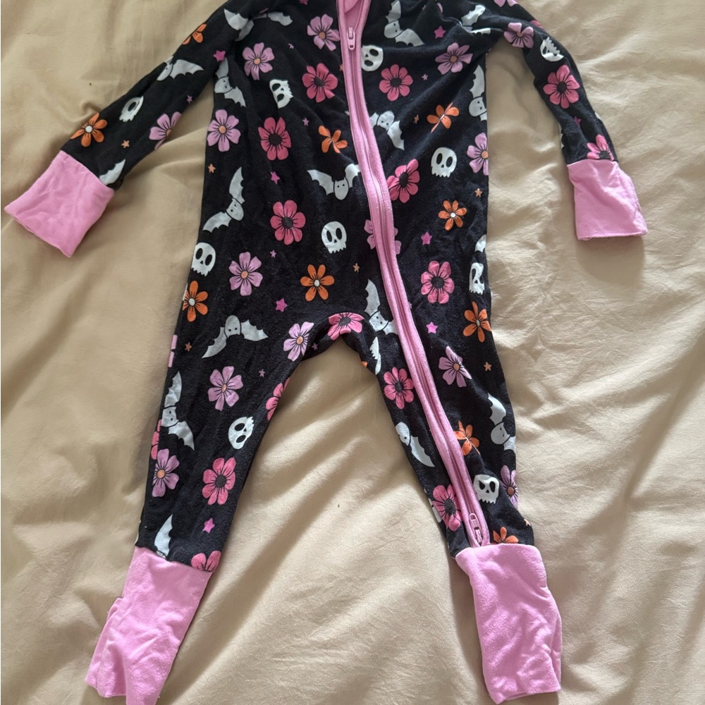 Floral and Skull Halloween Sleepies
